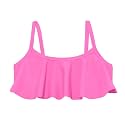 City Threads Girls Flounce Bikini Top UPF50+ Sun Rash Guard