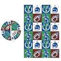Civaner 3 Pcs Football Game with Spinner Play Mat for Parties,Football