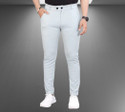 CIVIRASTYLE Regular Fit Men Grey Trousers