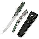 CIVIVI Shawka Folding Fillet Knife for Fish, 5.81" 14C28N Blade, C22029B-3
