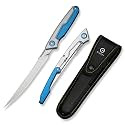 CIVIVI Shawka Folding Fillet Knife for Fish, 5.81" 14C28N Blade, C22029B-2