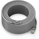 20 Meter CAT 6 Ethernet Patch Cable, RJ45 Computer Network Cord, Cat 6 Patch Cord LAN Cable UTP 24AWG (20m, Grey)
