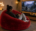 CIVVAM 4XL Chair Bean Bag Cover 