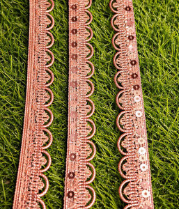CKCREATION Golden Color Premium Look Lace Boder