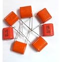 CKE 1.5 uF 400V (155J/400V) Non Polarised Polyester Film capacitor (Pack of 10 pcs)