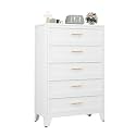Ckzbx Metal Dresser Under Desk Metal Filing Cabinets, 53.54" H Drawer Chests of Drawers for Office, Garage (5 Drawers White 31.5inch Wide)