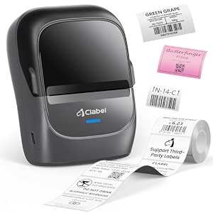 clabel 221b 234 bluetooth thermal label maker printer for small business