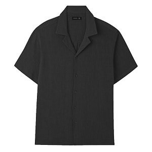 Mens Drop Shoulder Collar Neck Shirt