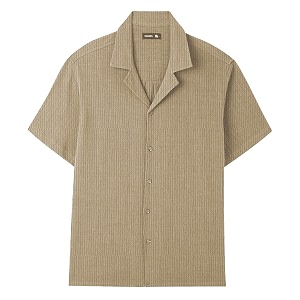 Mens Drop Shoulder Collar Neck Shirt
