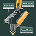 Claiez 3 in 1 Tummy Bathroom Cleaning Brush With Wiper - 120° Rotate Long Handle Floor Scrub Brush for Tiles, Home Kitchen
