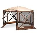 CLAM Quick-Set Escape 11.5' Screen Tent, 6-Person, Brown
