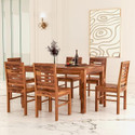 CLANECRAFT Solid Sheesham Wood Six Seater Dining