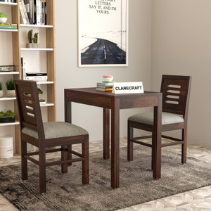 clanecraft solid sheesham wood two seater dining set for dining room hotel  solid wood 2 seater dining set