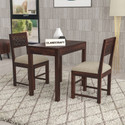 CLANECRAFT Solid Sheesham Wood Two Seater Dining Set For Dining Room/ Hotel | Solid Wood 2 Seater Dining Set