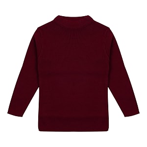 clap boys girls full sleeves round neck acrylic winter sweater woolen warm skivi