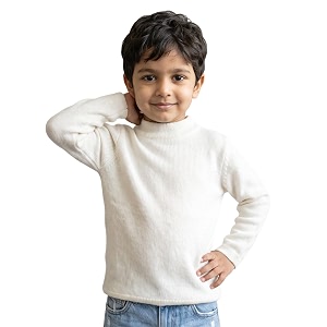 clap boys girls full sleeves round neck acrylic winter sweater woolen warm skivi