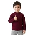 CLAP Boys Girls Full Sleeves Round Neck Acrylic Winter Sweater Woolen Warm Skivi