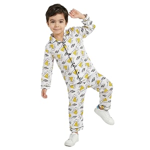 CLAP Kids Cotton Printed Full Sleeves Night