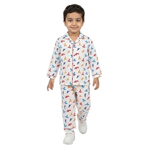 CLAP Kids Cotton Printed Full Sleeves Night