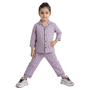 CLAP Kids Cotton Printed Full Sleeves Night