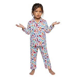 CLAP Kids Cotton Printed Full Sleeves Night