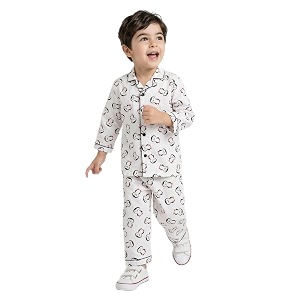 CLAP Kids Cotton Printed Full Sleeves Night