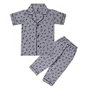CLAP Kids Cotton Printed Half Sleeves Night