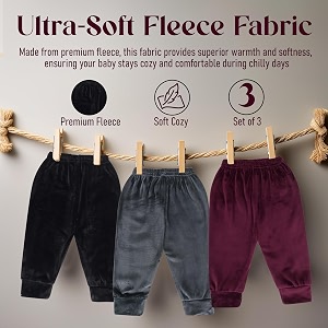 CLAP Unisex Baby Winter Pants Fleece Warm