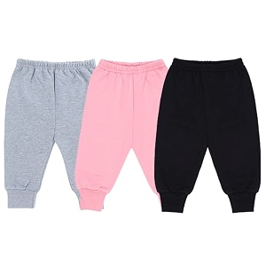 clap unisex baby winter warm pants kids fleece pajamas leggings combo set of 3