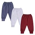 CLAP Unisex Baby Winter Warm Pants Kids Fleece Pajamas Leggings Combo Set of 3