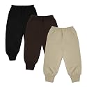 CLAP Unisex Baby Winter Warm Pants Kids Fleece Pajamas Leggings Combo Set of 3
