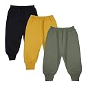 CLAP Unisex Baby Winter Warm Pants Kids Fleece Pajamas Leggings Combo Set of 3