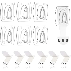 adhesive strips clear mini light clips strips hooks small self-adhesive hooks indoor christmasfestival decorationhooks clear 20 mini light clips