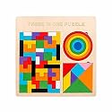CLAPONE Wooden Blocks Puzzles, 3-in-1 Russian Blocks, Octagon Puzzle, Tangrams Puzzles, Brain Teasers Toy Logic Game, Montessori STEM Educational Toys Present for Kids and Adults