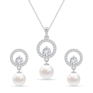 CLARA 925 Sterling Silver Dante Pearl Pendant