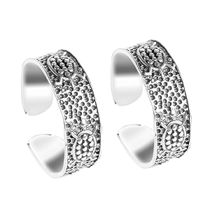 Clara 925 Sterling Silver Size Adjustable Toe