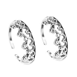 Clara 925 Sterling Silver Size Adjustable Toe
