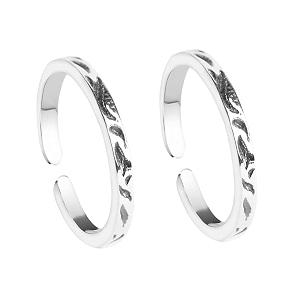 Clara 925 Sterling Silver Size Adjustable Toe