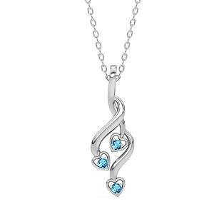 clara 925 sterling silver valentina pendant earring chain for women amp girls
