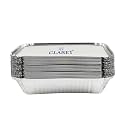 CLARET Aluminium Foil Container 750 ML | Food Grade, Leak-Proof & Oven Safe | Disposable Tray for Meal Packing, Baking & Storage (Pack of 25)