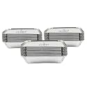 Claret Aluminium Foil Container 750 ML | Food Grade, Leak-Proof &amp; Oven Safe | Disposable Tray For Meal Packing, Baking &amp; Storage (Pack of 75)