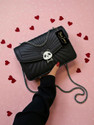 clarisjames Black Women Sling Bag PU leather