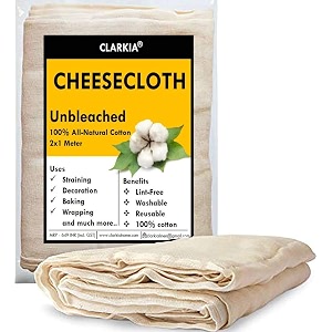 professional cotton cheesecloth unbleached - 2x1 meters or 2 sq meters beige