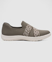 CLARKS Adella Stride DARK OLIVE Casuals For