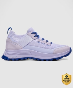 CLARKS ATLTrekKnit WP Lilac Running Shoes For
