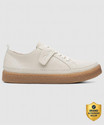 CLARKS Barleigh Lace WHITE LEAT Casuals For
