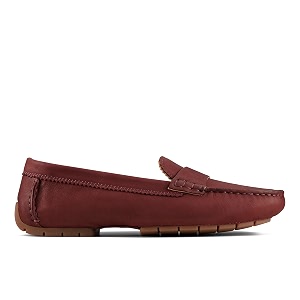 Clarks C MOCC Merlot Leather