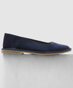 CLARKS Erin Stitch Navy Suede Casuals For