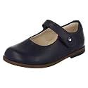 Clarks Girl's Blue Leather First Walking Shoes - 6.5 Kids UK/India (23 EU)