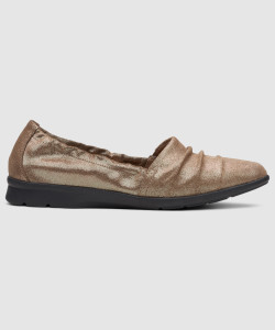 CLARKS Jenette Ruby PEWTER MET Casuals For
